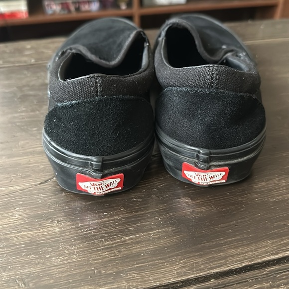 Pop Cush Black Van Slip Ons - Picture 4 of 6